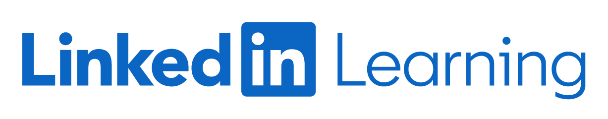 LinkedIn Learning logo in blue.