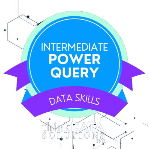An intermediate badge showcasing Power Query data skills.