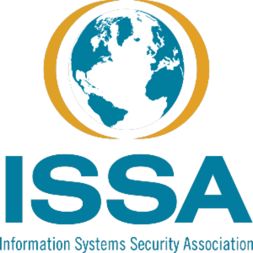 The ISSA logo is a representation of the Information System Security Association.