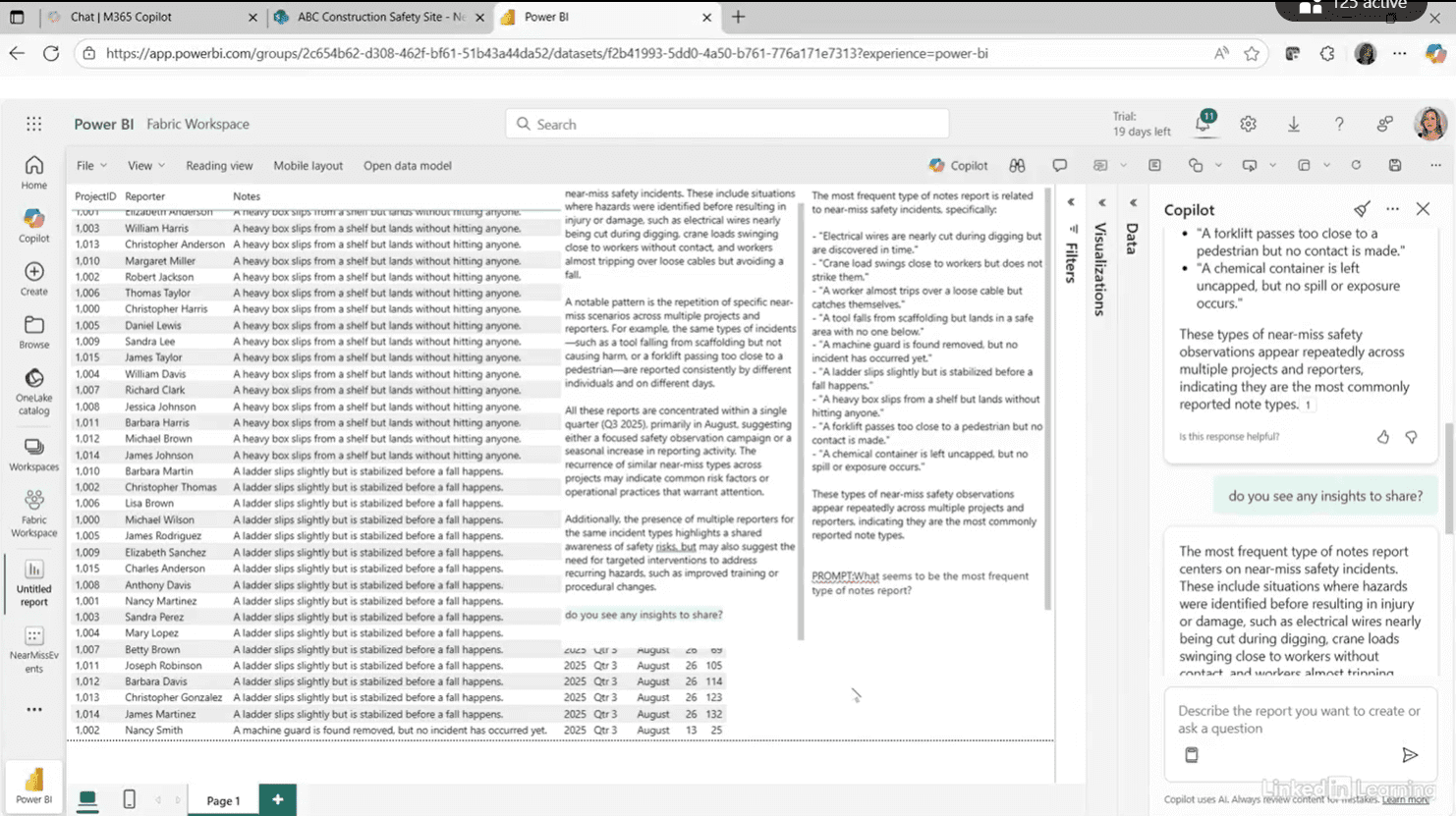 Spreadsheet and data analysis interface screenshot.